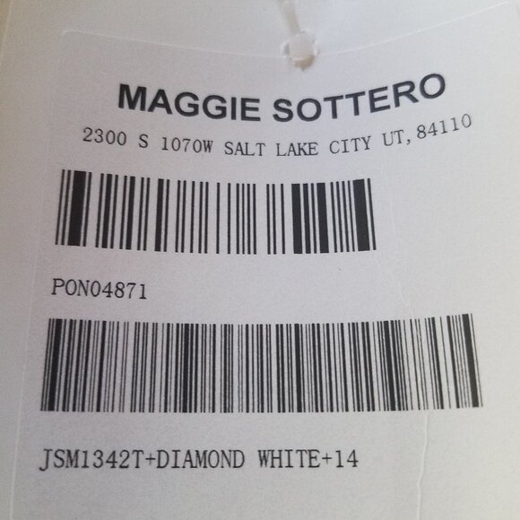 Sottero & Midgley Couture Wedding Dress Size 14 NEW - Picture 5 of 8